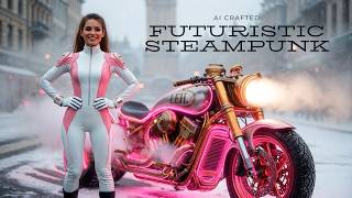 Brass & Steam Transformers: Futuristic Steampunk Vehicles That Shift Forms in 4K AI Glory