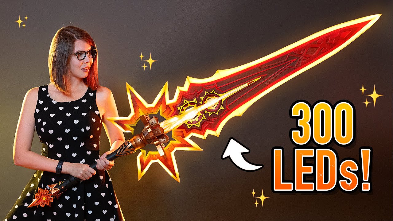 Building a 300 LED Sword! ⚡️