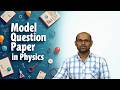 Model Question Paper in Physics by Dr. N Shankaraiah