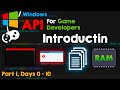 Win api for game developers part 1 days 010 introduction