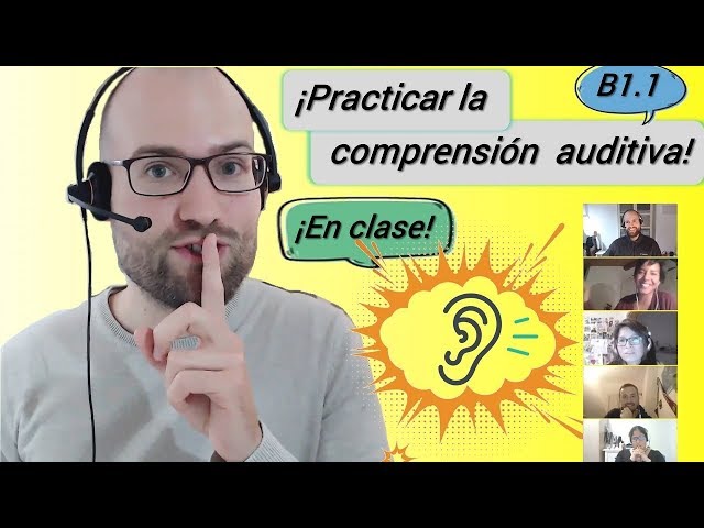 Clases de comprensión auditiva alemana