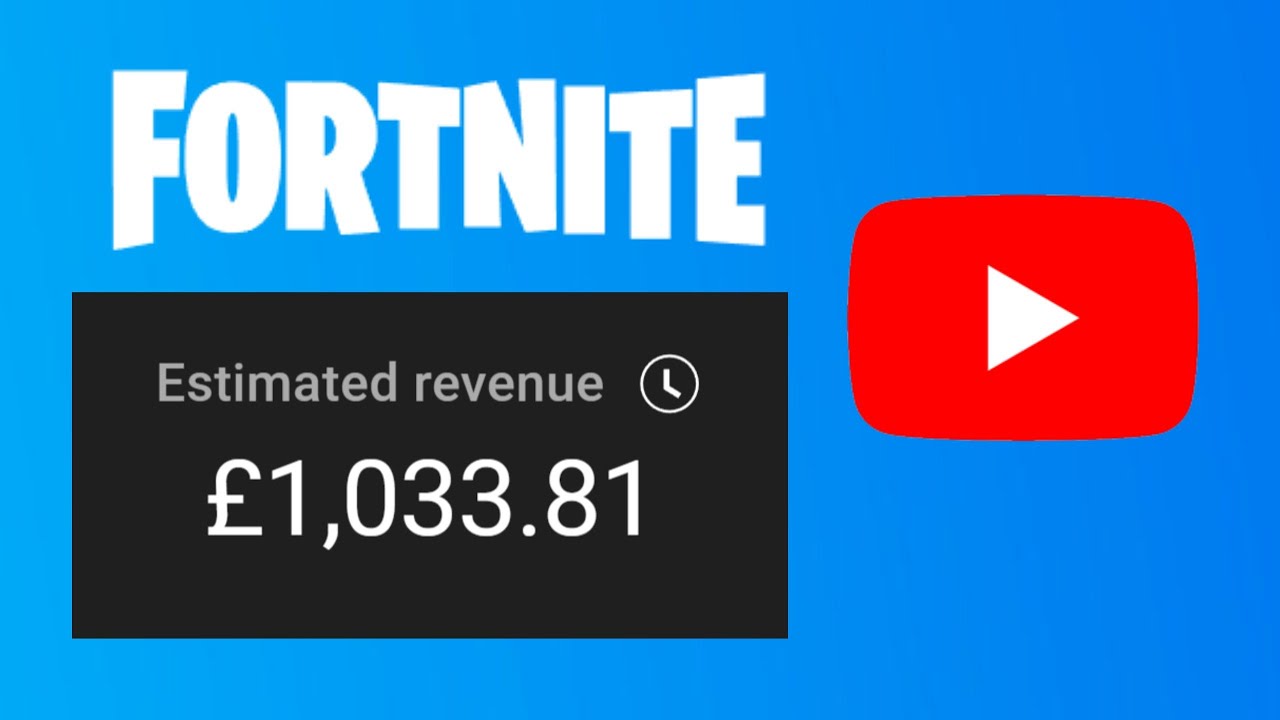 How Much YouTube Paid Me for 268K Views on Fortnite Video - YouTube
