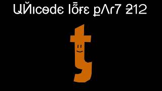 Unicode Lore Part 212