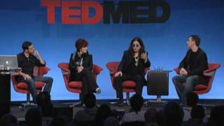 Ozzy and Sharon Osbourne with Nathaniel Pearson at TEDMED 2010