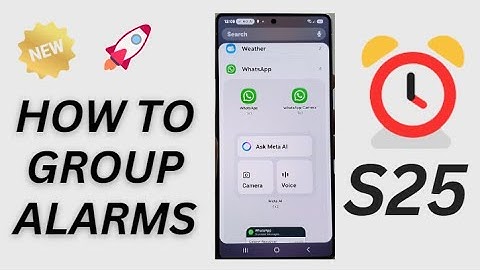 🔔 How to Group Alarms on Galaxy S25/S25+/Ultra – Stay Organized & Wake Smarter!