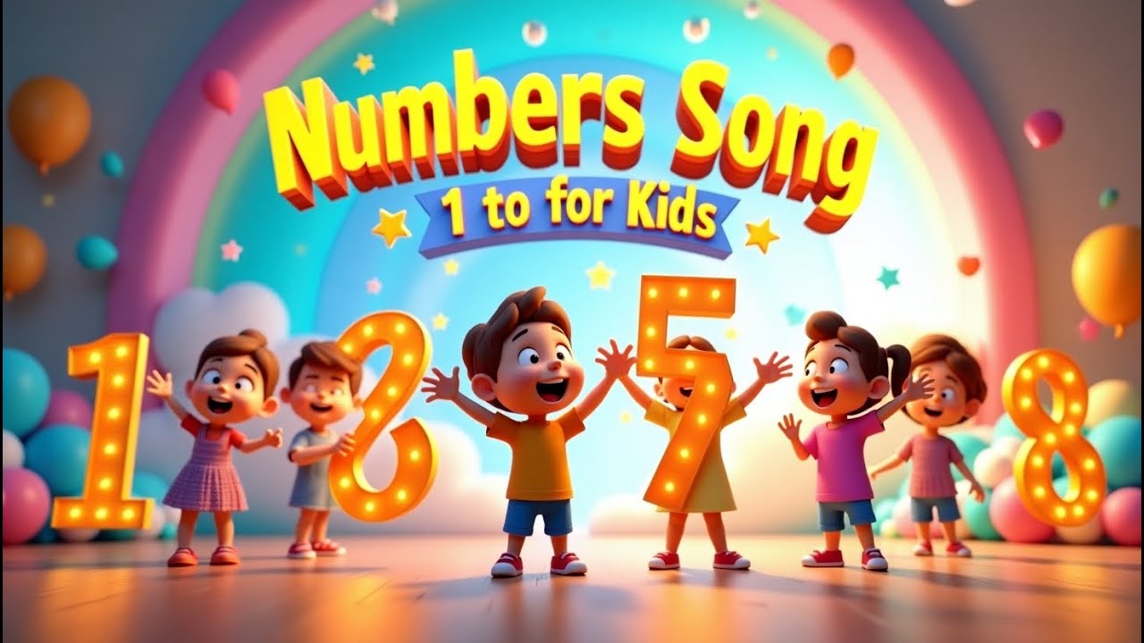 Edubuzz Numbers Song Numbers Song 1 to 10 | Learn Counting for Kids | Fun Nursery Rhyme πΆ ...