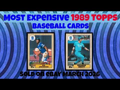 1987 Topps Most Valuable Cards