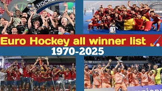 Euro Hockey all winner list#all#sports