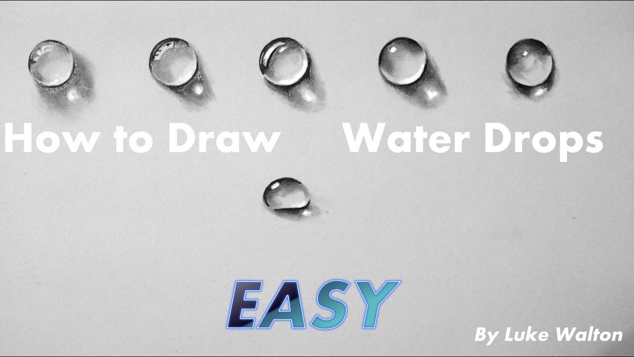 Realistic Drop of Water Tattoo - wide 8