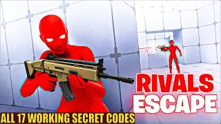 RIVALS ESCAPE ROGUELIKE -(ALL 17 WORKING SECRET CODES) -FORTNITE CREATIVE