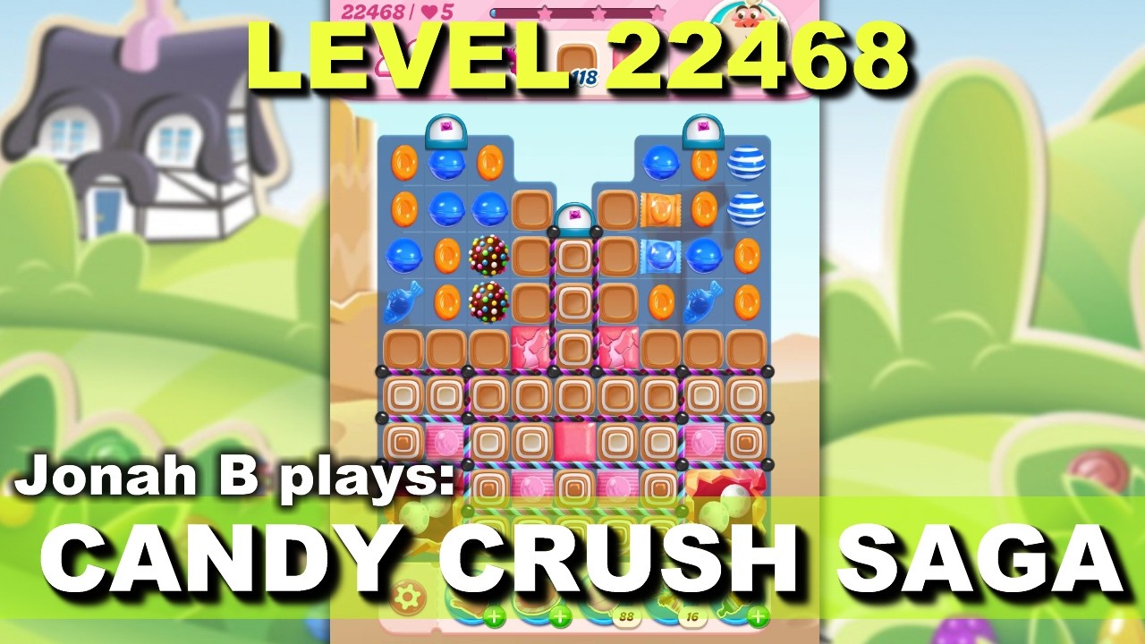Candy Crush Saga Level 22468 - YouTube