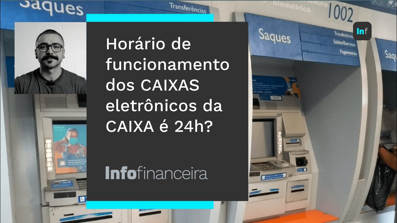 Qual o HORÁRIO de FUNCIONAMENTO dos Caixas Eletrônicos da Caixa ...