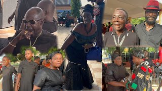 Amakye Dede And HighLife legends Can’t Control Têars Seeing Late KK Kabobo’s Children And Wife.