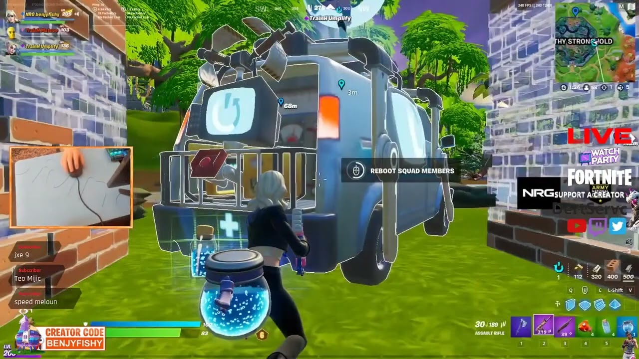 FNCS EU TRIOS Qualifier 2 Round 2 • Benjyfishy, Matsoe, Umplify • Fortnite Watch Party