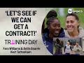 "I HAVEN'T BEEN TRAINING" 🤣 | Fara Williams &amp; Anita Asante visit Tottenham on training day