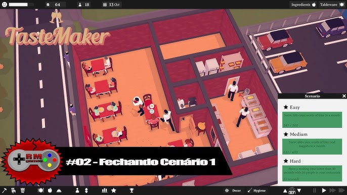 TasteMaker #02 - Ampliando o restaurante - Gameplay PTBR 