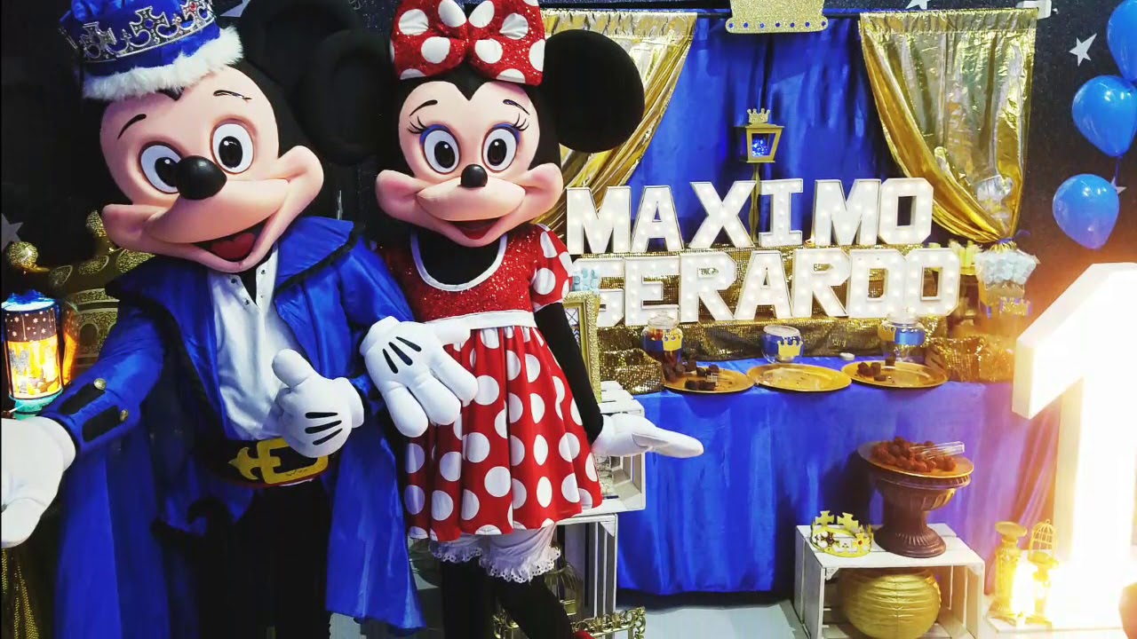 Tematica Mickey Rey Mickey Fiesta temática de REY - YouTube