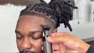 **FULL LENGTH** Dreadlock Low Taper Tutorial / 5 Pro tips for gaining clients