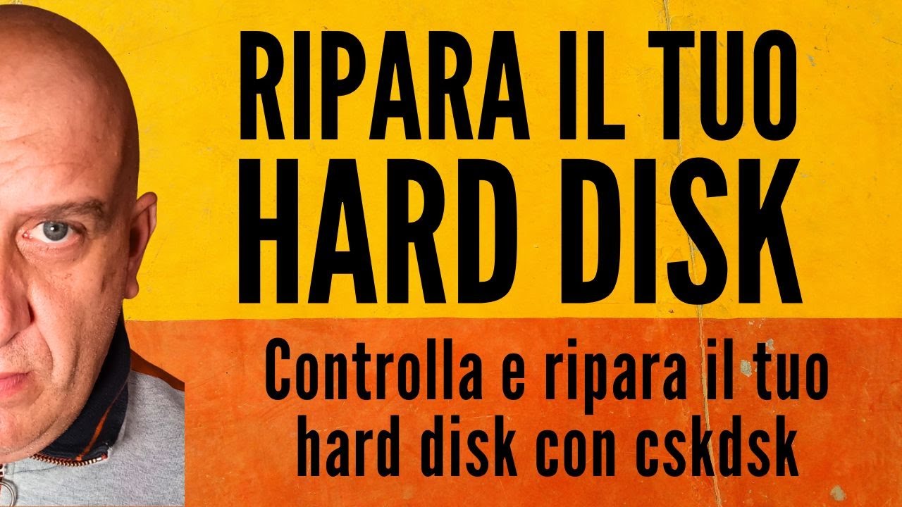 🆘 SOS DISCO DANNEGGIATO! Ripristinalo con CHKDSK - SEMPLICE!
