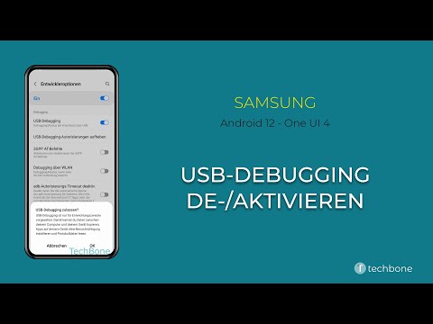 USB-Debugging de-/aktivieren - Samsung [Android 12 - One UI 4]