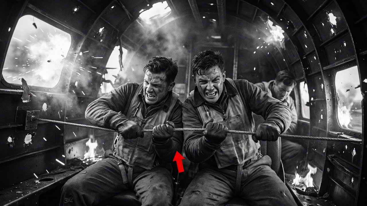 Boeing Said IMPOSSIBLE — But This B 17 Crew Pulled Bare Steel Cables to Survive 10 Minutes of Hell