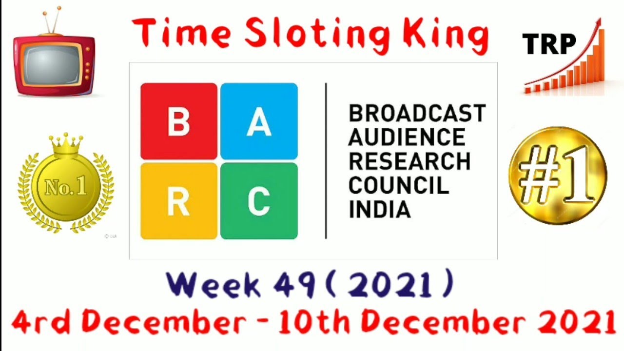 Time Slotting King ll Barc Trp Rating ll Week 49 ll 4th Dec -10th Dec 2021 ll 6.00-11.00 Pm