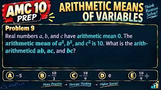 AMC 10B 2024 Problem 9. The Mean Mystery