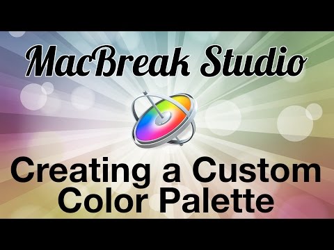 Creating custom color palettes 1 MacBreak Studio Ep 378: Creating Custom Color Palettes