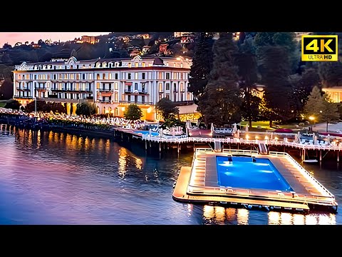 Villa d'Este Como Gölü İtalya, Muhteşem 5 Yıldızlı Lüks Otel (4K'da tam tur)