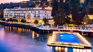 Villa d'Este Comosjön Italien, fantastiskt 5-stjärnigt lyxhotell (full turné i 4K)