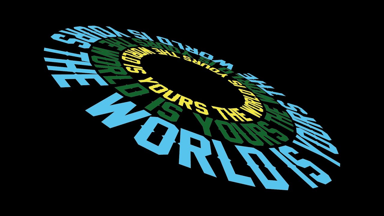 Texto Circular con Perspectiva - Illustrator