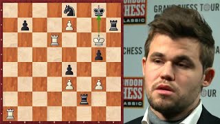 Levon Aronian vs a SICK Magnus Carlsen in a Decisive Game | London Chess Classic by ChessMaster Max 1,877 views 1 year ago 9 minutes, 11 seconds