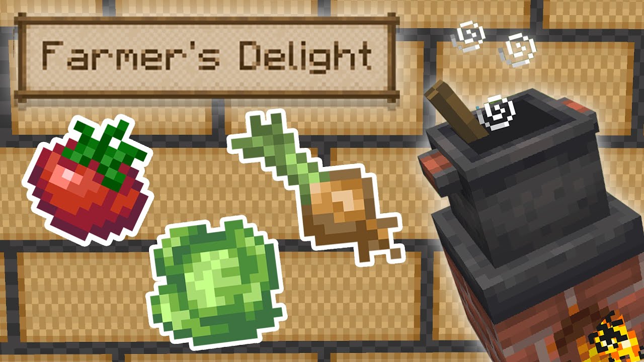 Minecraft Mod Showcase - Farmer's Delight - YouTube