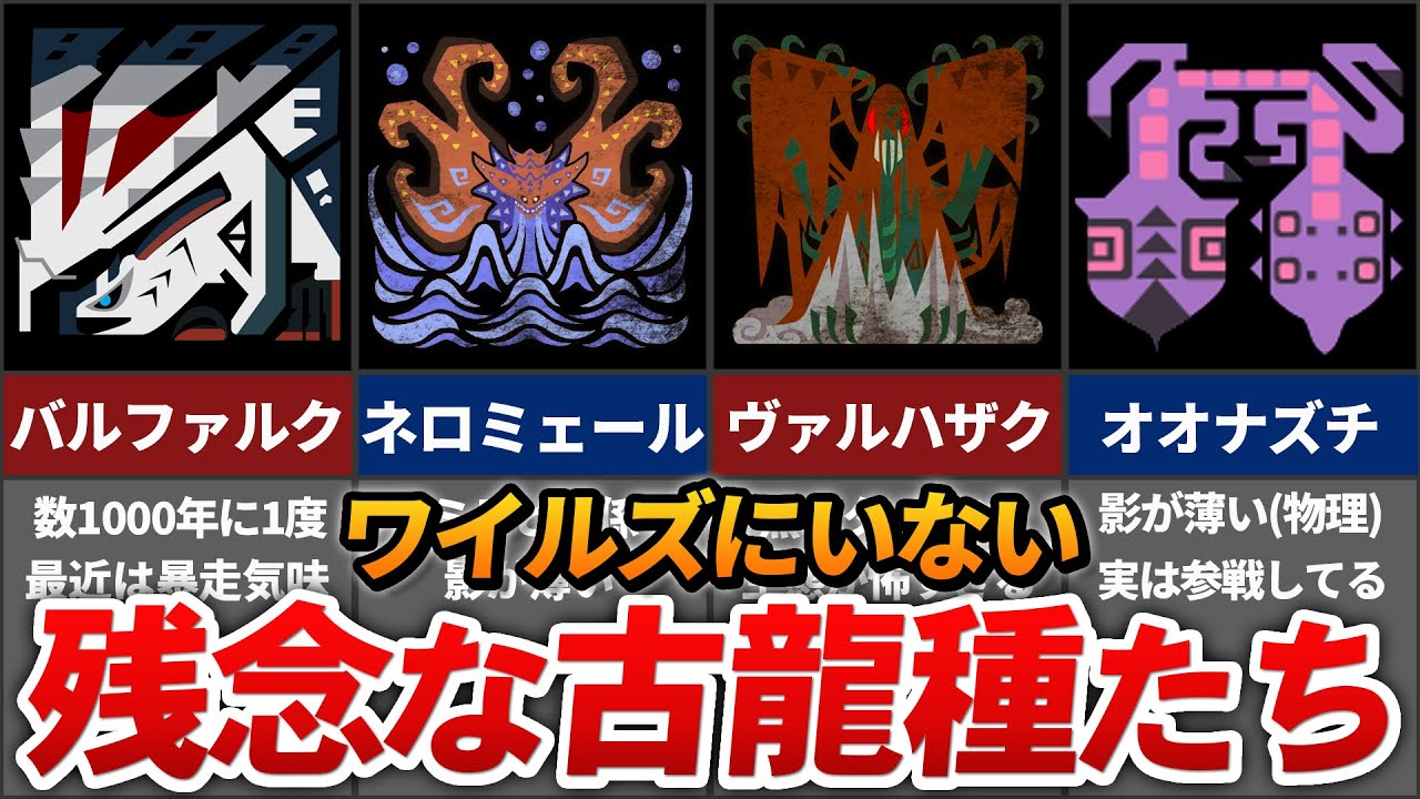 あえて今、ワイルズにはいない「古龍種」を振り返ろう