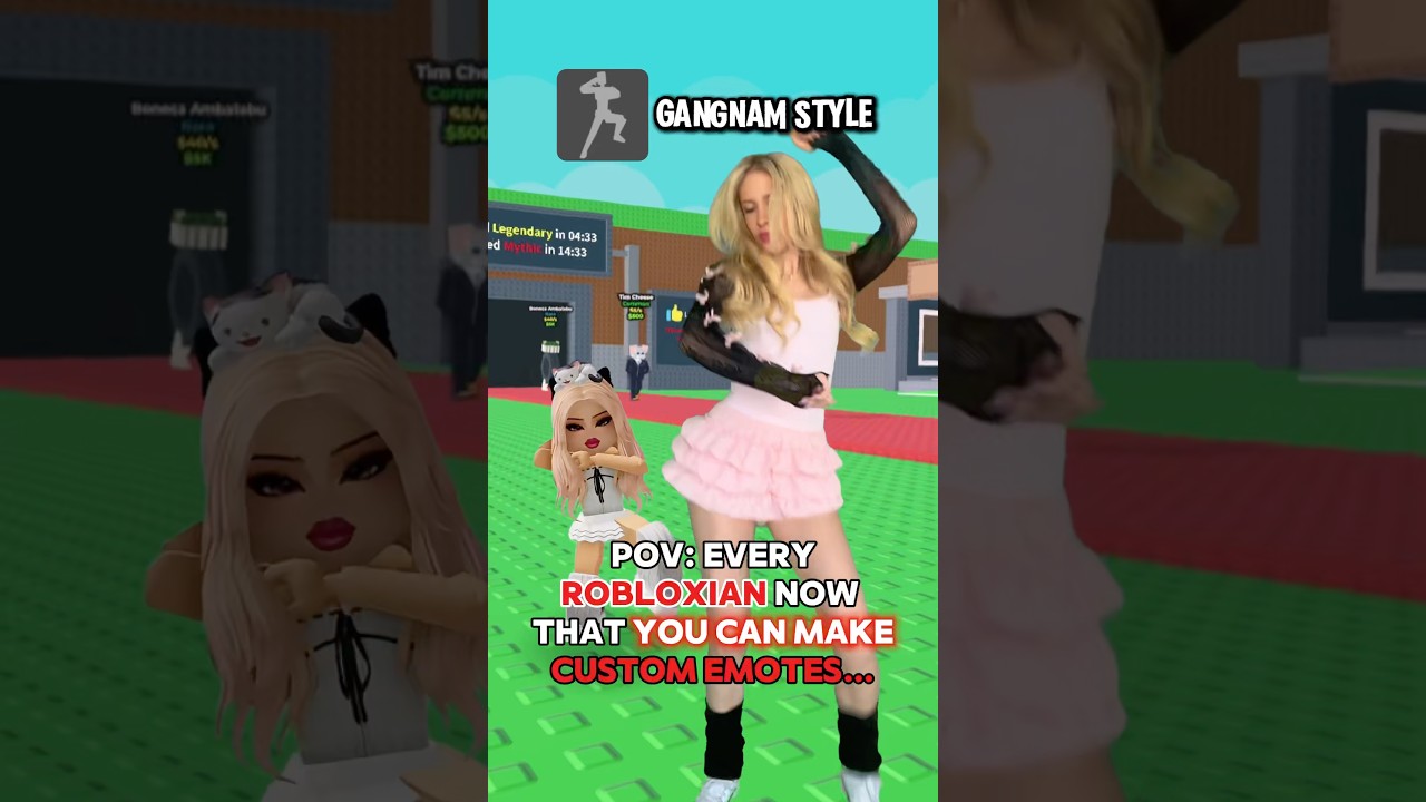 ROBLOXIANS Because You Can CREATE CUSTOM EMOTES On ROBLOX 