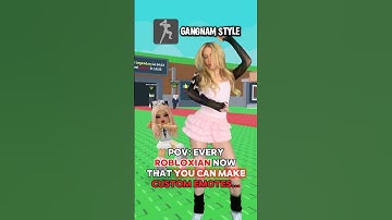 ROBLOXIANS Because You Can CREATE CUSTOM “EMOTES” on ROBLOX! 🕺💃🏼