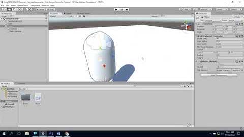 Making a simple first person controller in Unity3d-  part 2