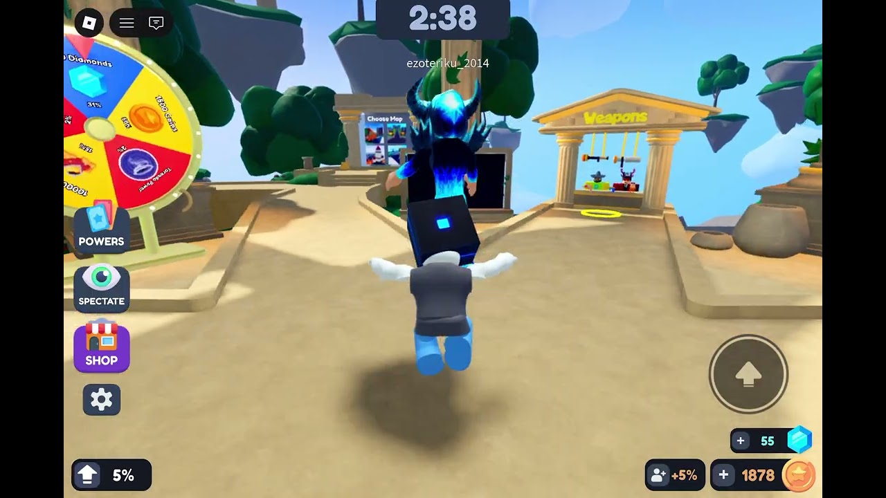 I joined my friend on a god game 