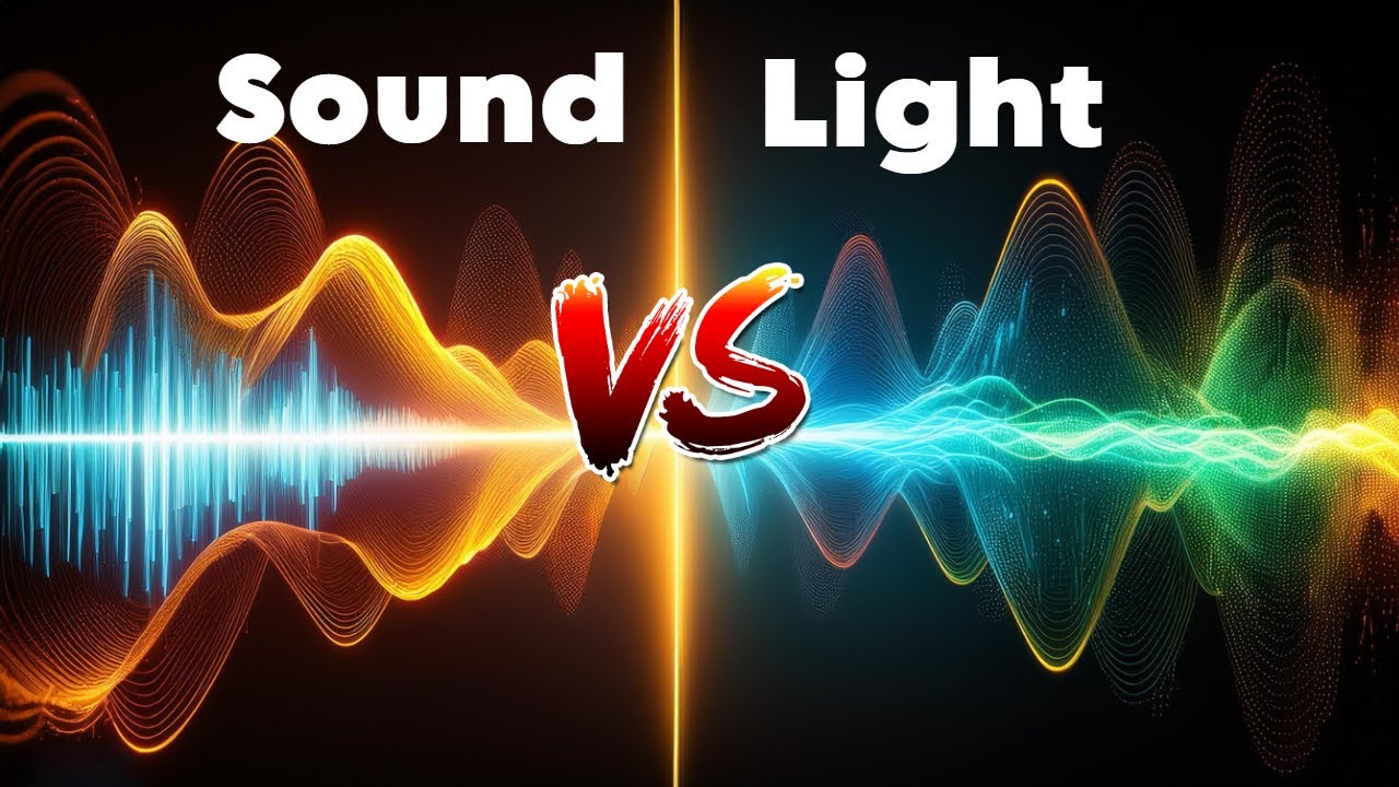 Why Light Travels Faster Than Sound.  The Science Explained!