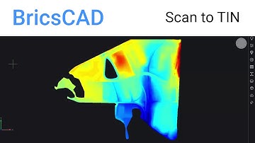 Scan to TIN | BricsCAD for Surveying