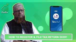 How to Register & File Salary Tax Return 2020 by Smartphone