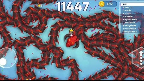 I reached 14.700+ points in snake.io 🐍 in the shortest possible time 🐍Collect big score from the MAP