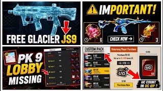 😱Don't Transfer Gem | Get Free JS9 Glacier | New Pre order Event | M416 Tidal | Pk 9 Lobby Missing screenshot 2