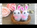 Húsvéti nyuszi kanzashi fülekkel / Happy Easter Bunny with kanzashi ears