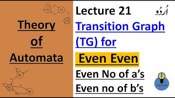 lecture 21: transition graph for even even - even no of a