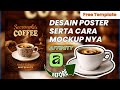 Cara Membuat Desain Poster Serta Cara Mockup Pada Gelasnya Dengan Affinity