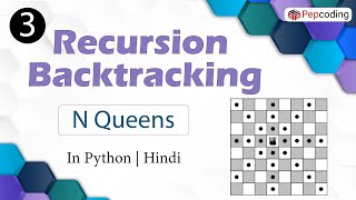 N Queens | Module : Recursion and Backtracking | In Hindi | Python | Video_3