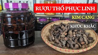 Thổ Phục Linh wine has a sweet aroma, nourishes the liver, detoxifies the body, and treats rheuma...