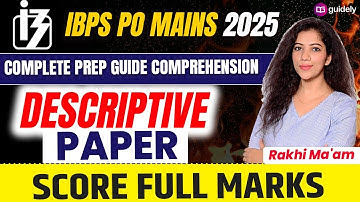 IBPS PO 2025 Descriptive Paper Strategy | Score Full Marks 💯 | Complete Guide By Rakhi Ma
