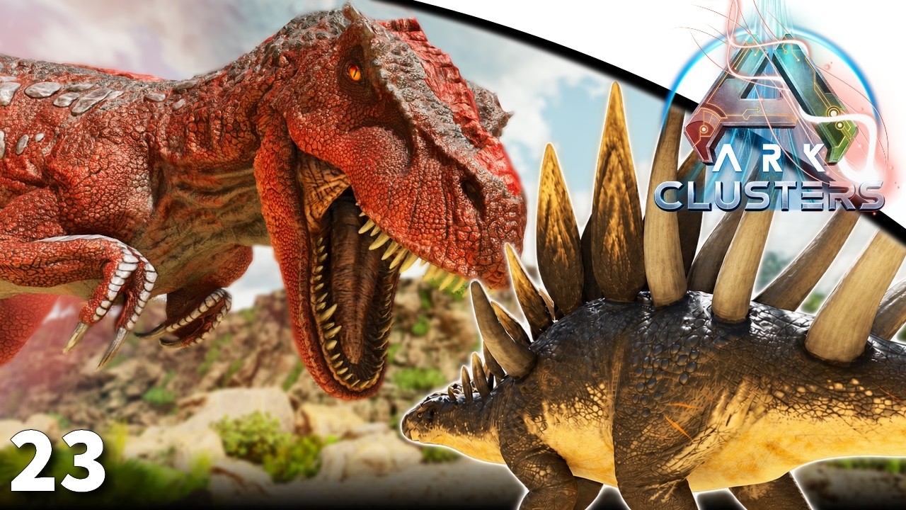 Mes Kentros affrontent un Rex Alpha ! - ARK : CLUSTERS [23] - YouTube